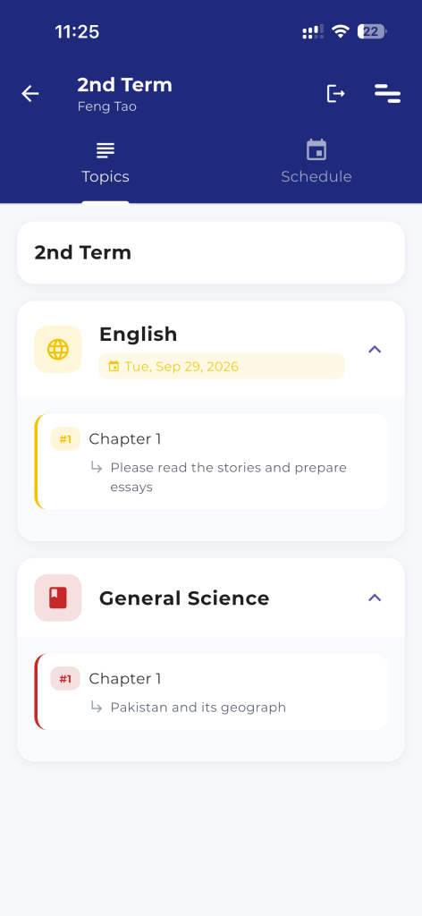 Pearl Parents — Term Exams